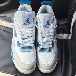 ‼️Sold‼️White and Blue Sneakers with Logo